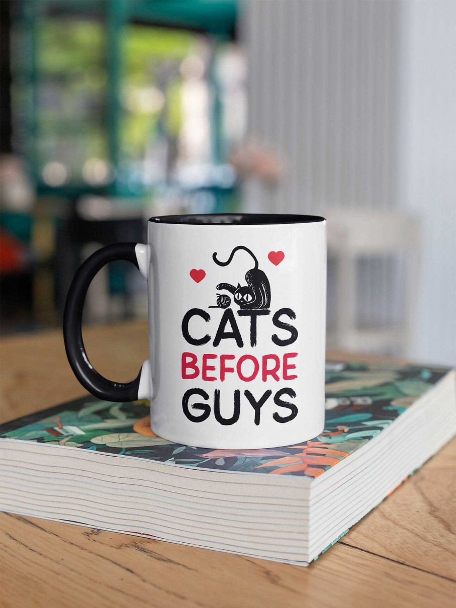 Gifts Originallyt Designs | Cats Before Guys Design Art 11Oz Mug