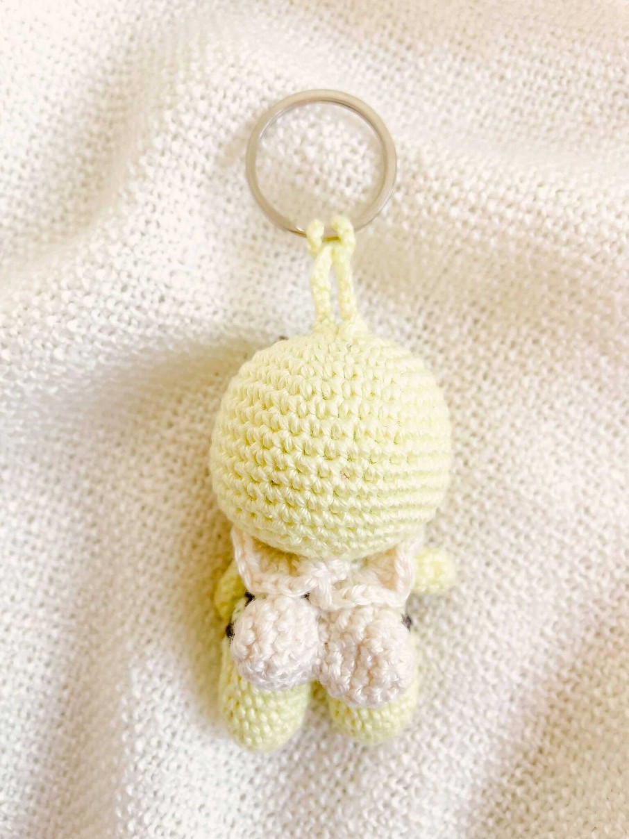 Gifts Miniwhale Studio | Hand-Made Crochet Bee Keychain / Ukca-Ce Certified