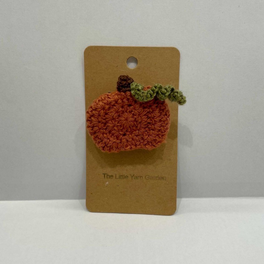 Accessories The Little Yarn Garden | Pumpkin Brooch