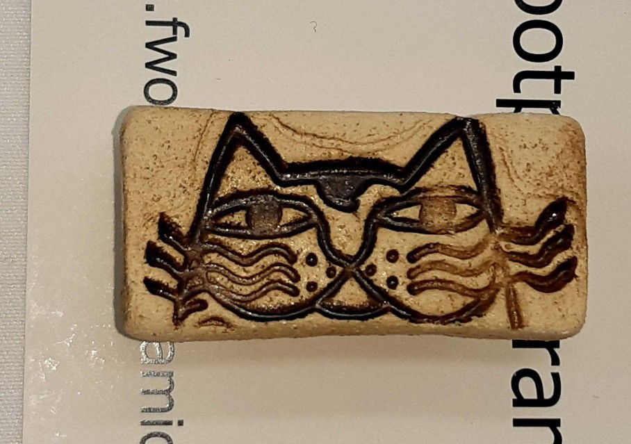 Gifts Fwootpot Ceramics | Cat Badges