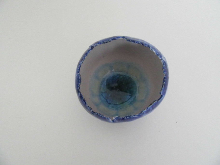 Ceramics & Pottery Down to Earth Ceramics | Blue Rocking Rockpool Pot