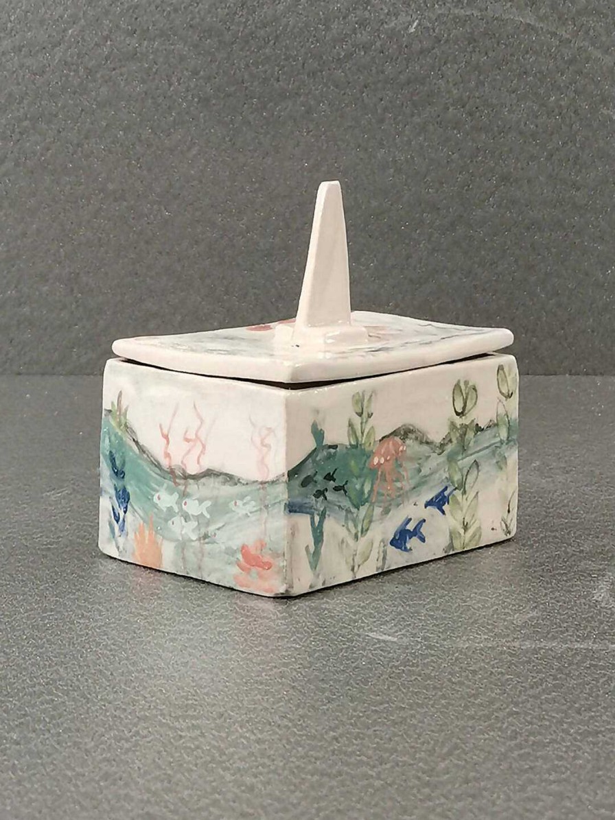 Ceramics & Pottery Kissed Frog Pottery | Hidden Depths Keepsake Box