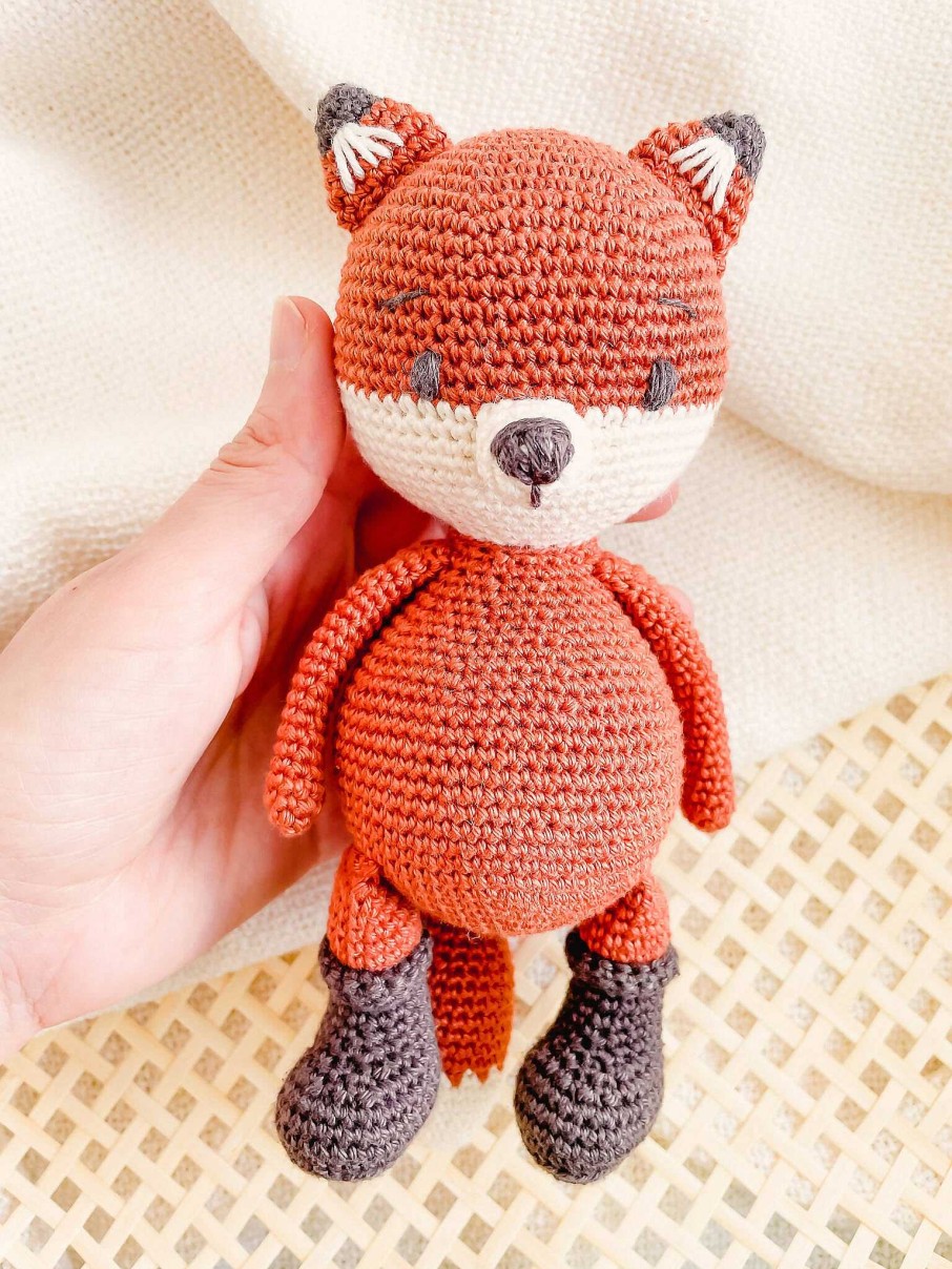 Gifts Miniwhale Studio | Crochet Fox Toy / Ukca-Ce Certified