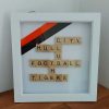 Gifts My Word Art Creations | Hull City Theme Large Scrabble Artwork