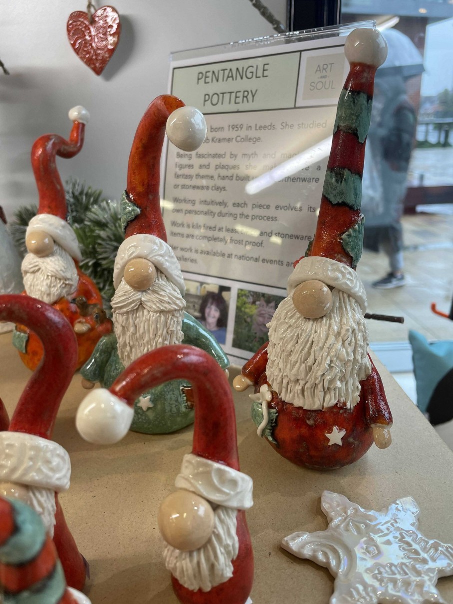 Ceramics & Pottery Pentangle Pottery | Medium Santa