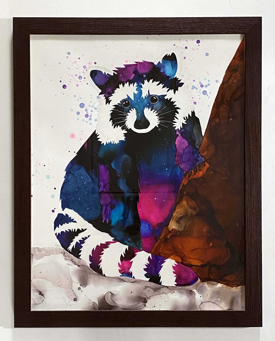 Gifts Katrina Mansfield | Original Artwork Titled Furo (Racoon)