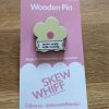 Accessories Skew Whiff Design & Illustration | Bloom Where You'Re Planted Wooden Pin Badge