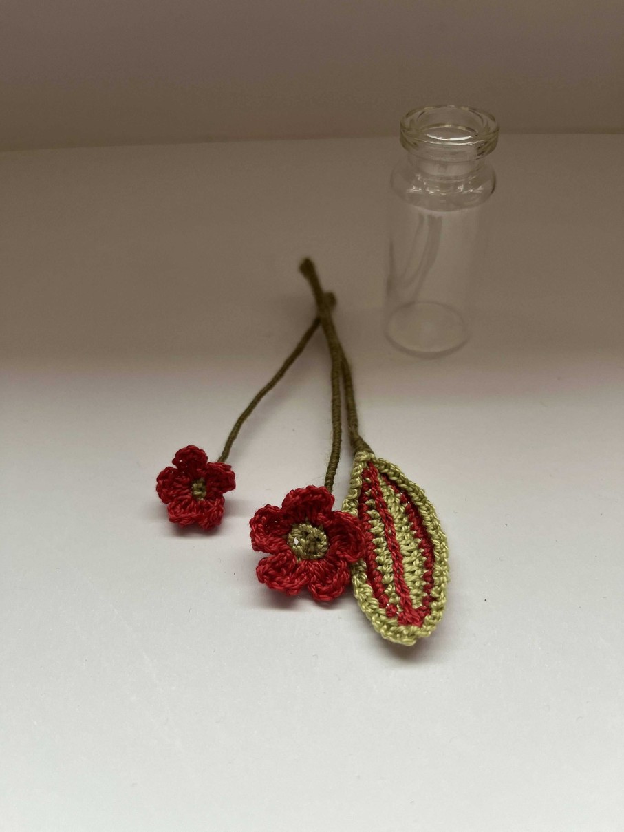 Ceramics & Pottery The Little Yarn Garden | Miniature Crochet Flowers