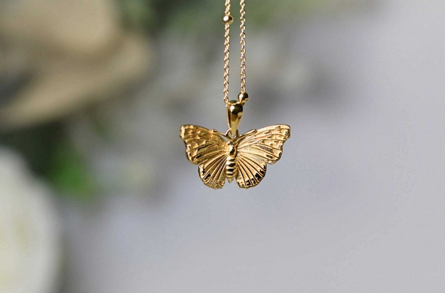 Gifts Amulet of Ashes | Butterfly Necklace - Gold