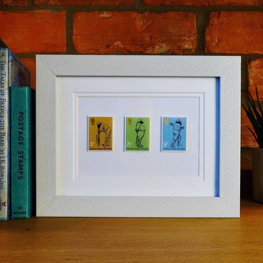 Gifts Postage Stamp Art | County Cricket