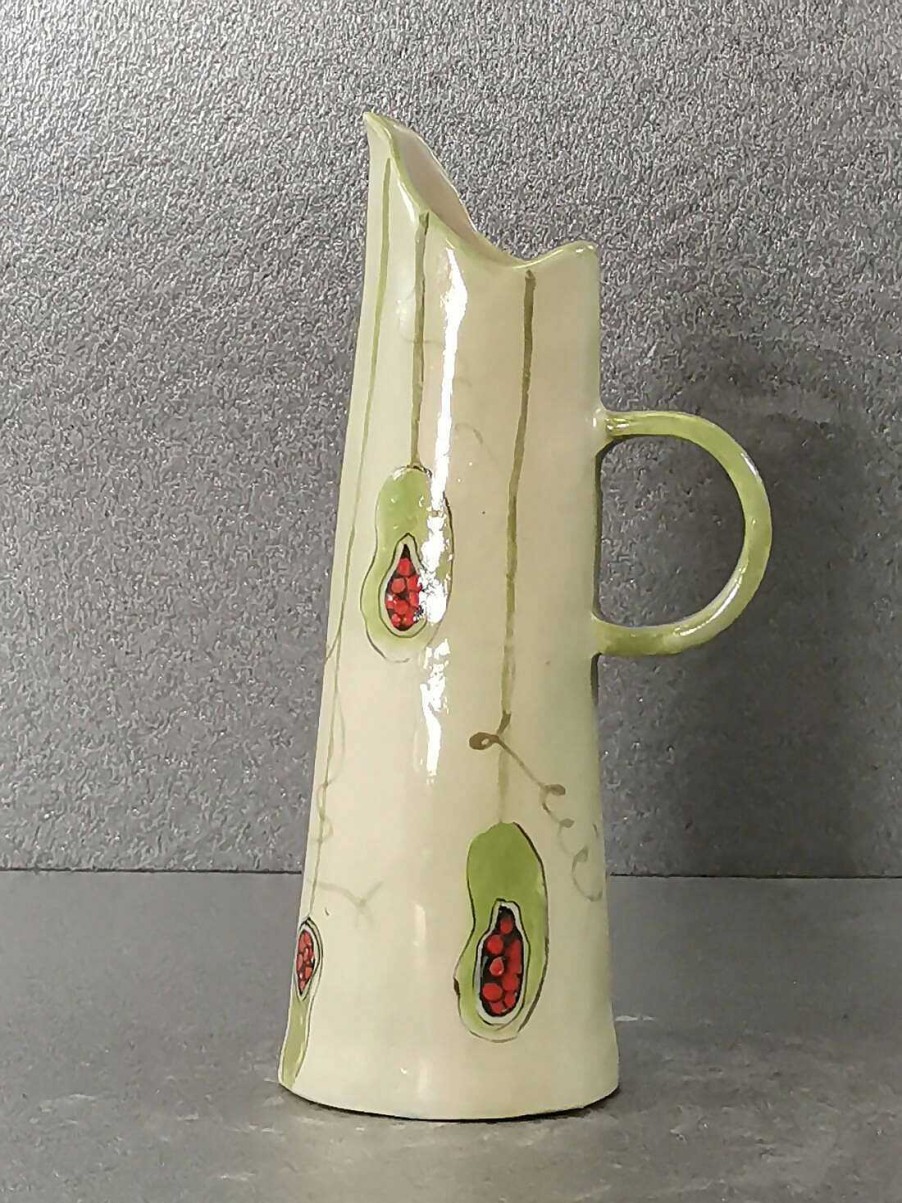 Ceramics & Pottery Kissed Frog Pottery | Small Seedpod Jug