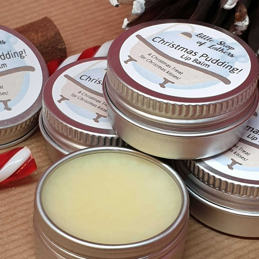 Bath & Body Little Shop of Lathers | Christmas Pudding Lip Balm