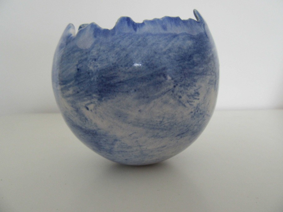 Ceramics & Pottery Down to Earth Ceramics | Blue Rocking Rockpool Pot