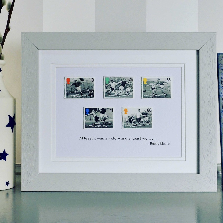 Gifts Postage Stamp Art | Football Legends