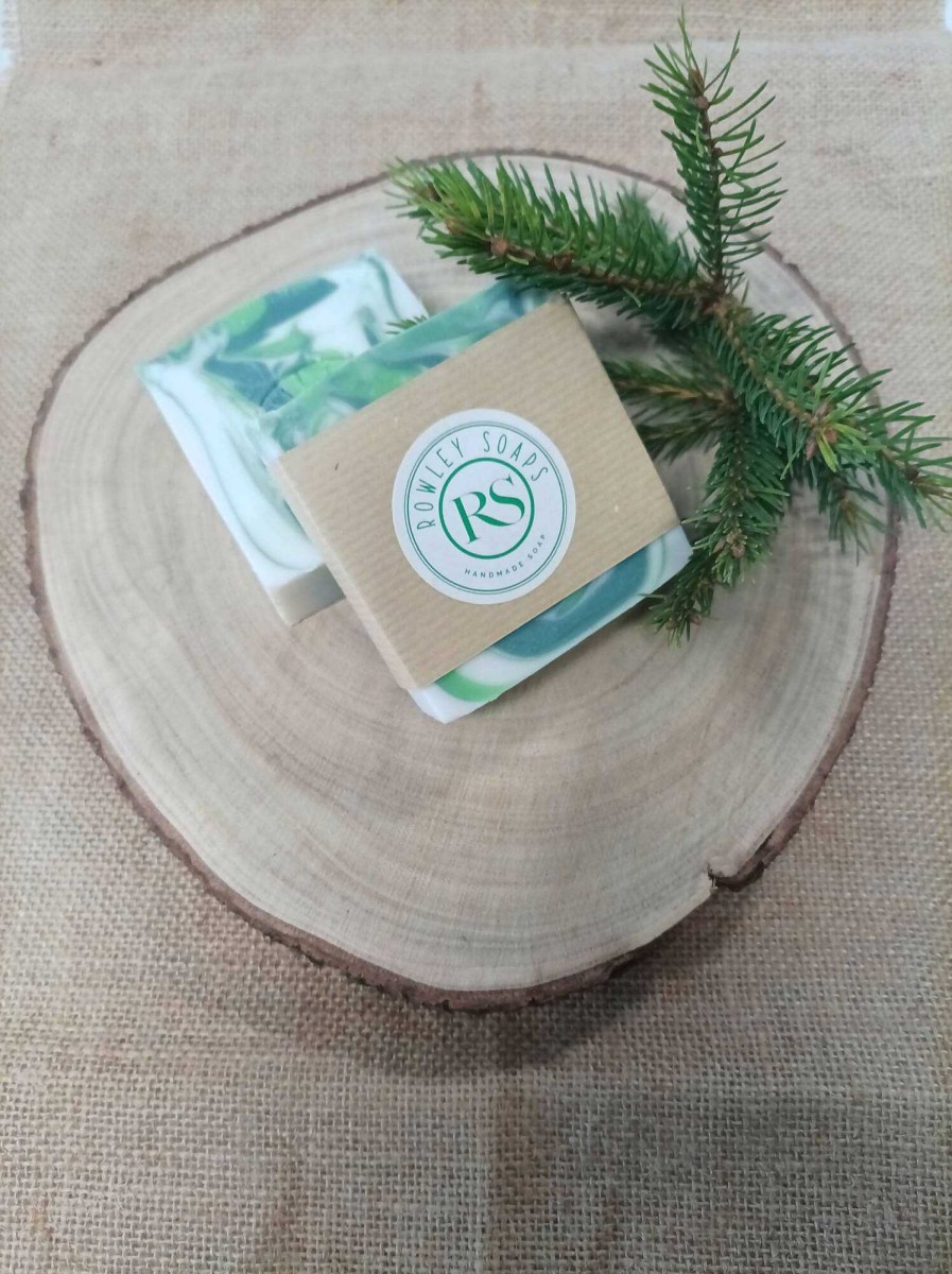 Bath & Body Rowley Soaps | Forest Fir Cold Processed Soap Bar