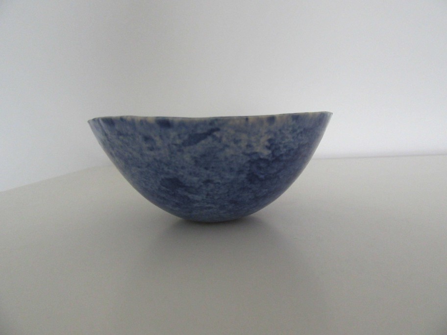 Ceramics & Pottery Down to Earth Ceramics | Blue Stoneware Rockpool Bowl