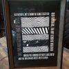 Gifts Originallyt Designs | Hull Fc 'Old Faithful' Lyrics - A4 Art Print In Black Or White - With A Black & Brown Frame