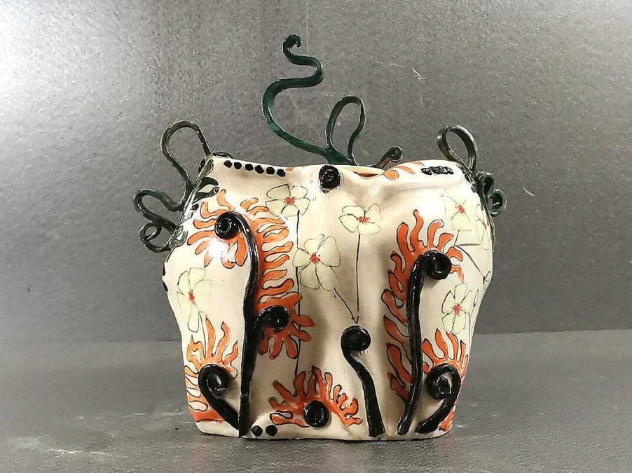 Ceramics & Pottery Kissed Frog Pottery | Wonderland Pot With Lid