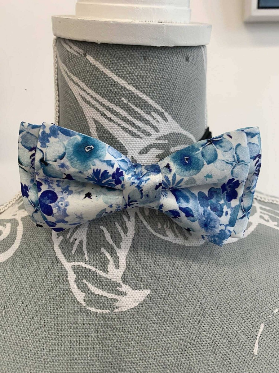 Gifts Pattern Passion | Silk Bow Tie Men'S Handpainted Design