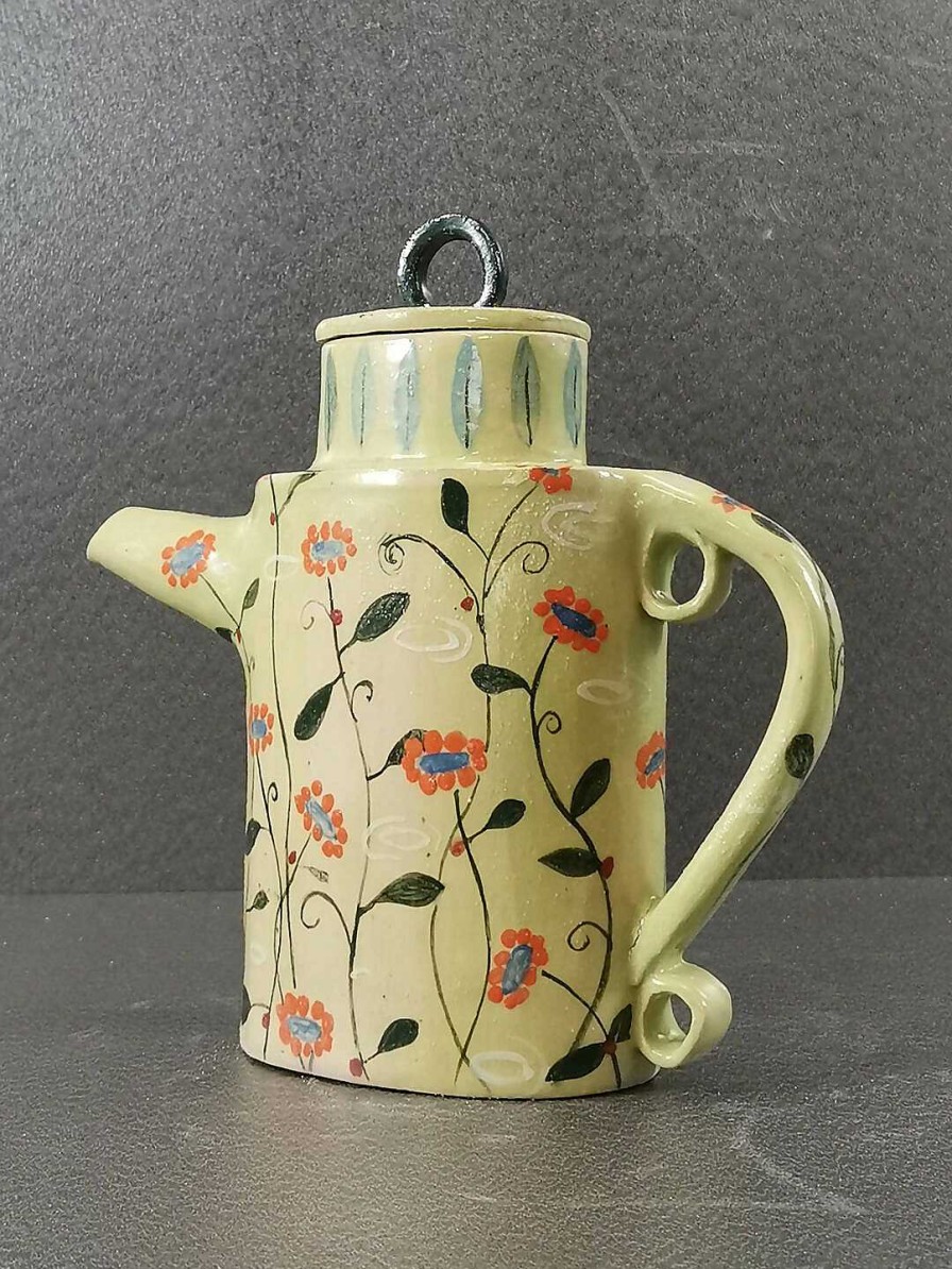 Ceramics & Pottery Kissed Frog Pottery | Sunflowers Teapot