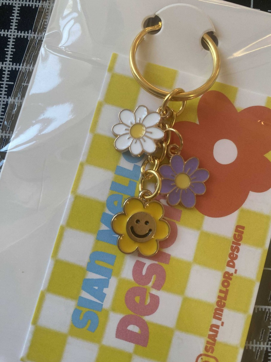 Accessories The Mellors Create | Flower Charm Keyring