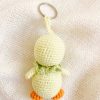 Gifts Miniwhale Studio | Hand-Made Crochet Chick Keychain / Ukca-Ce Certified