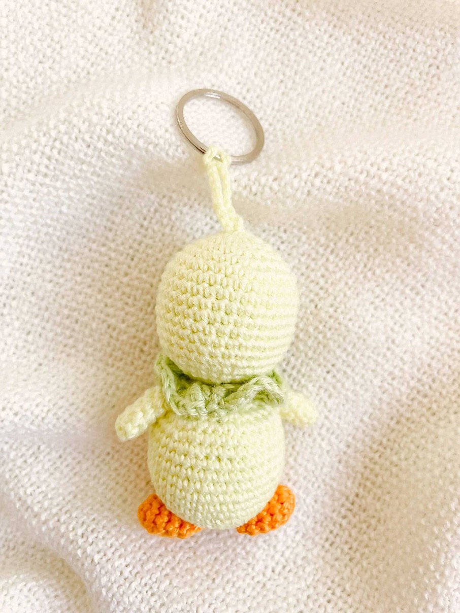 Gifts Miniwhale Studio | Hand-Made Crochet Chick Keychain / Ukca-Ce Certified