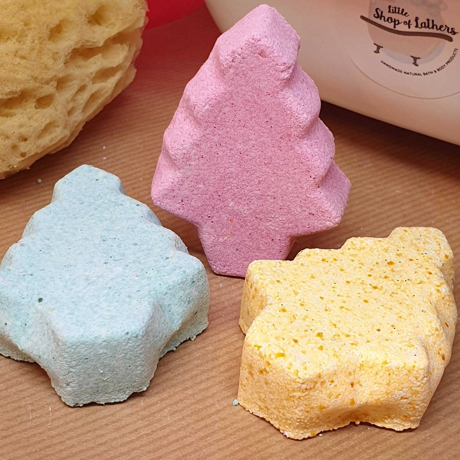 Bath & Body Little Shop of Lathers | Tree Wishes Mini Bath Bombs