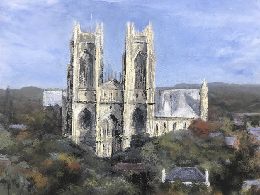 Gifts Judy Flanagan Art | Autumn, Beverley Minster - Card