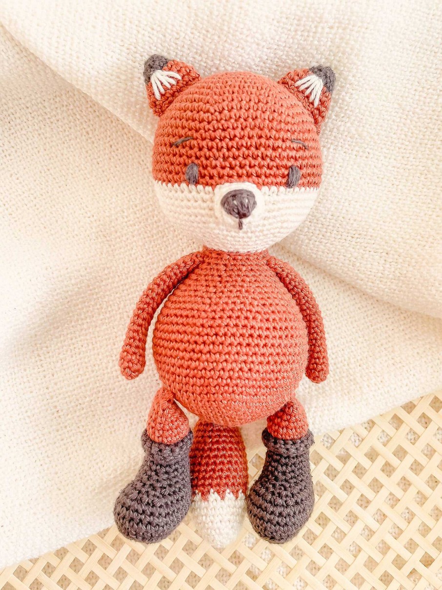 Gifts Miniwhale Studio | Crochet Fox Toy / Ukca-Ce Certified