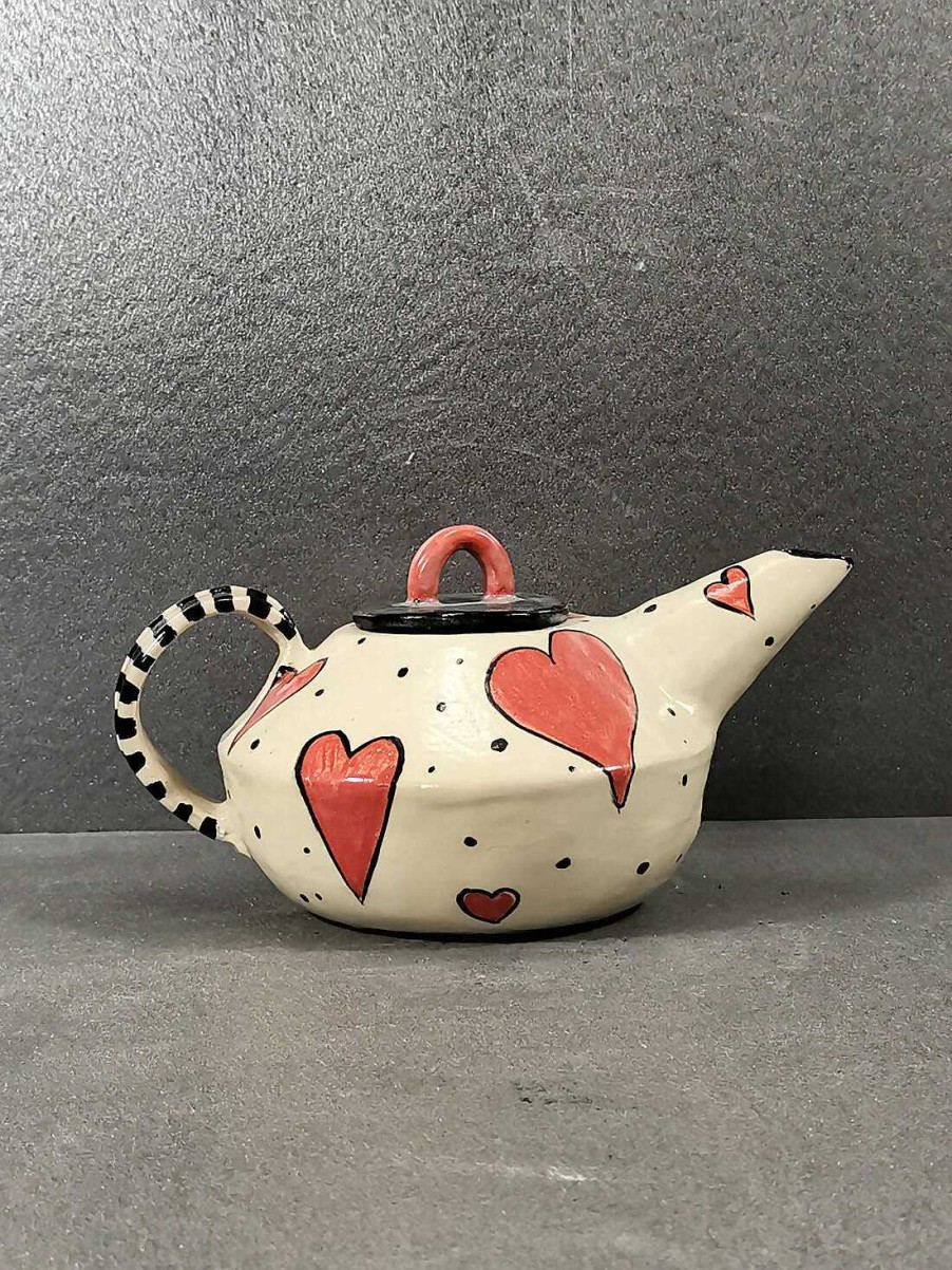 Ceramics & Pottery Kissed Frog Pottery | Tea Lover Teapot