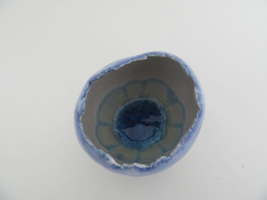 Ceramics & Pottery Down to Earth Ceramics | Blue Rocking Rockpool Pot