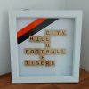 Gifts My Word Art Creations | Hull City Theme Large Scrabble Artwork