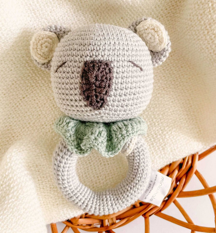 Gifts Miniwhale Studio | Crochet Koala Rattle / Ukca-Ce Certified