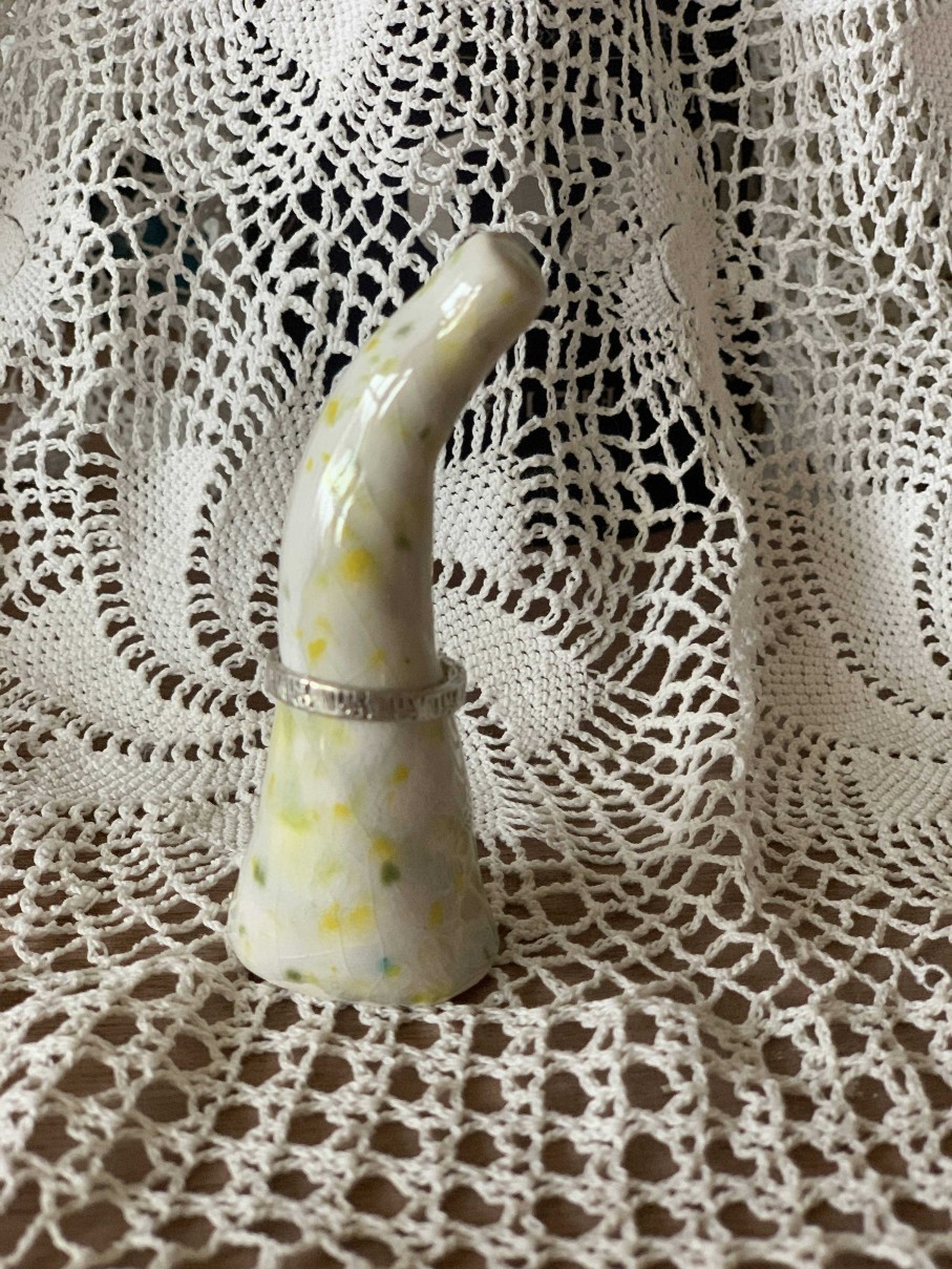 Ceramics & Pottery Seafan Ceramics | Ceramic Ring Tree