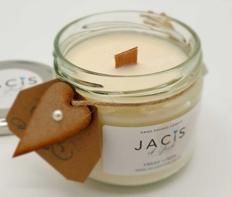 Gifts Jacis of York | Jacis Of York: Fresh Linen Scented Candle