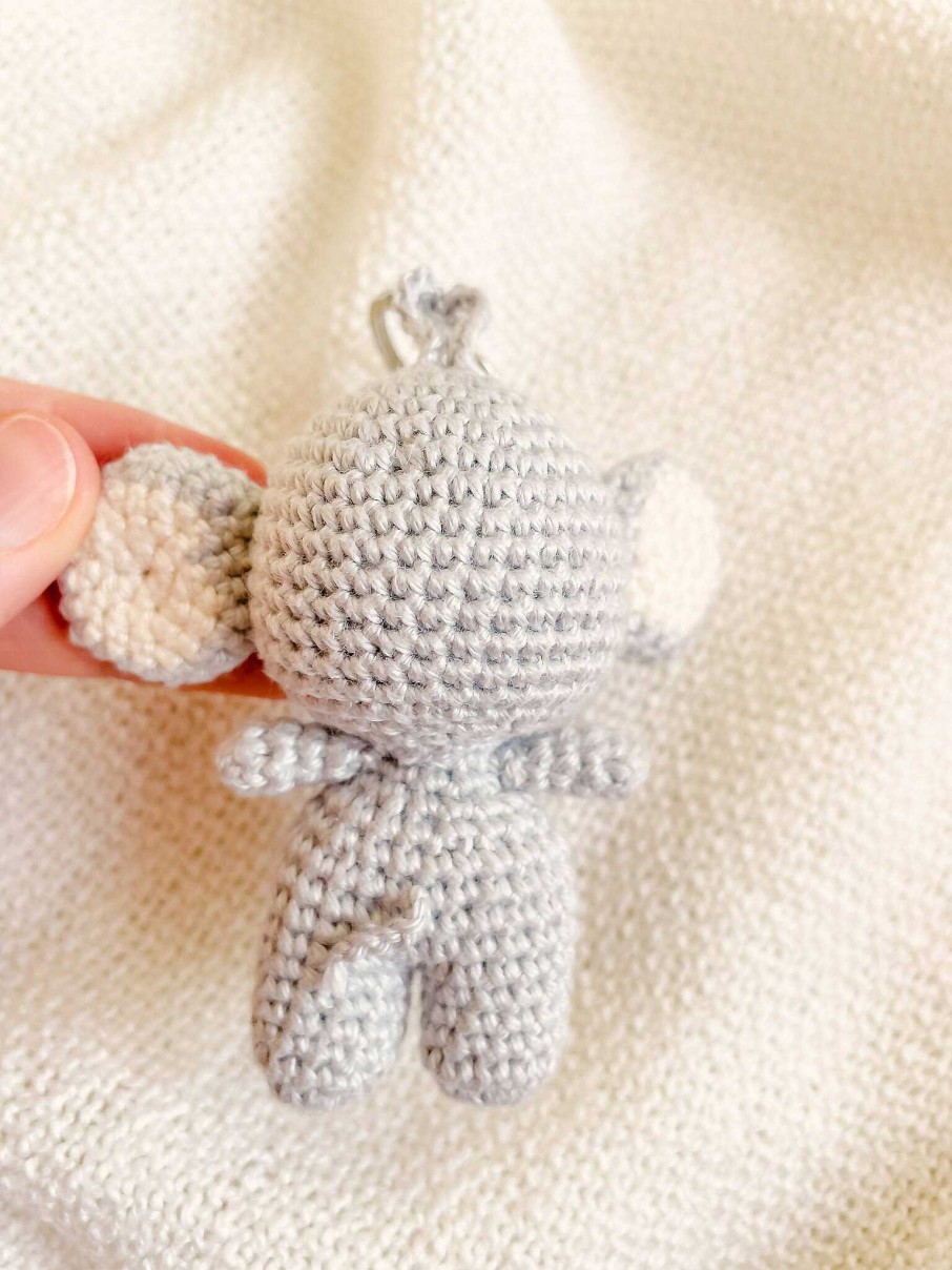 Gifts Miniwhale Studio | Hand-Made Crochet Elephant Keychain / Ukca-Ce Certified