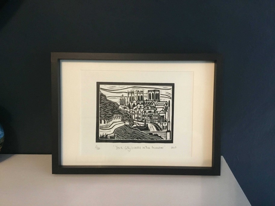 Gifts Sophie R Warren Prints | York City Walls To The Minster