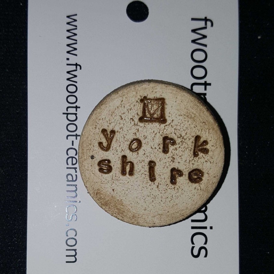 Accessories Fwootpot Ceramics | Yorkshire Badges