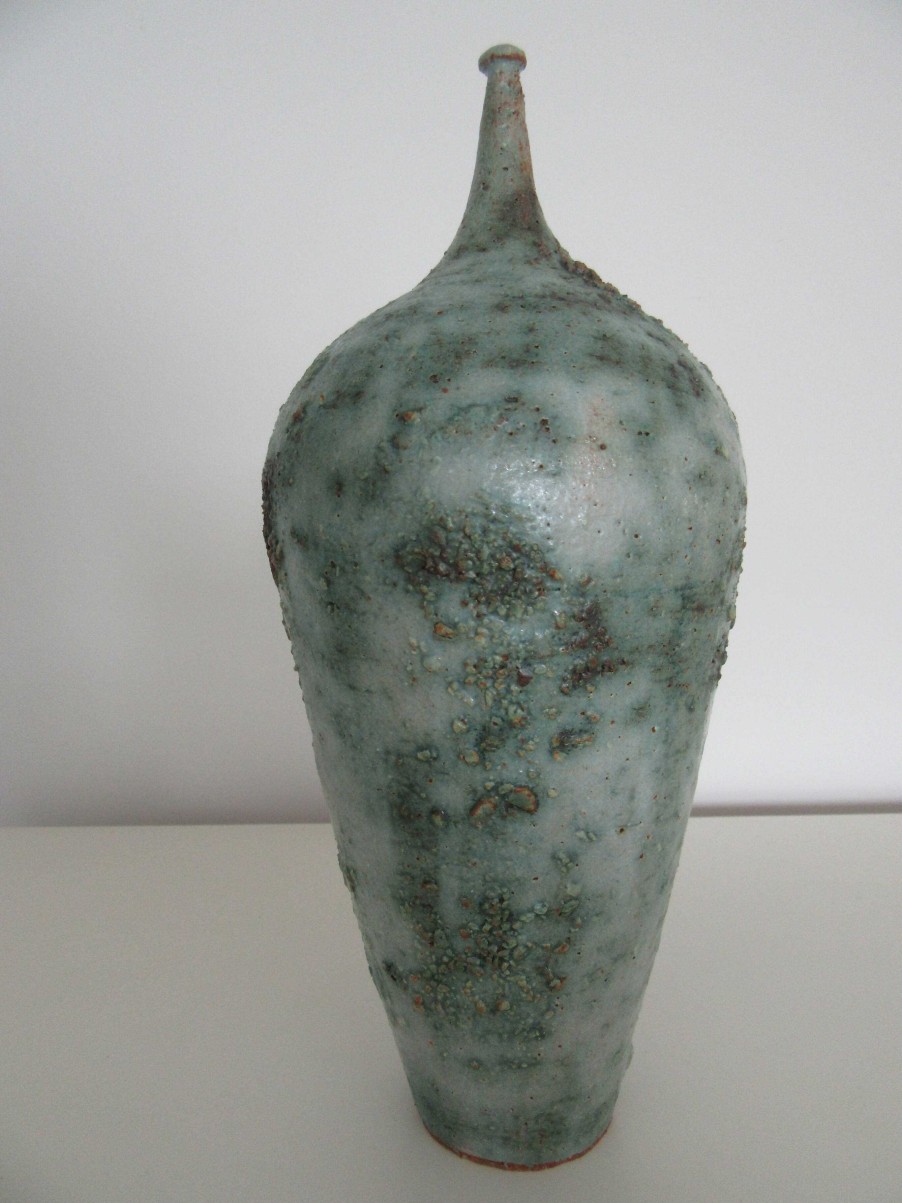 Ceramics & Pottery Down to Earth Ceramics | Grogged Stoneware Bottle