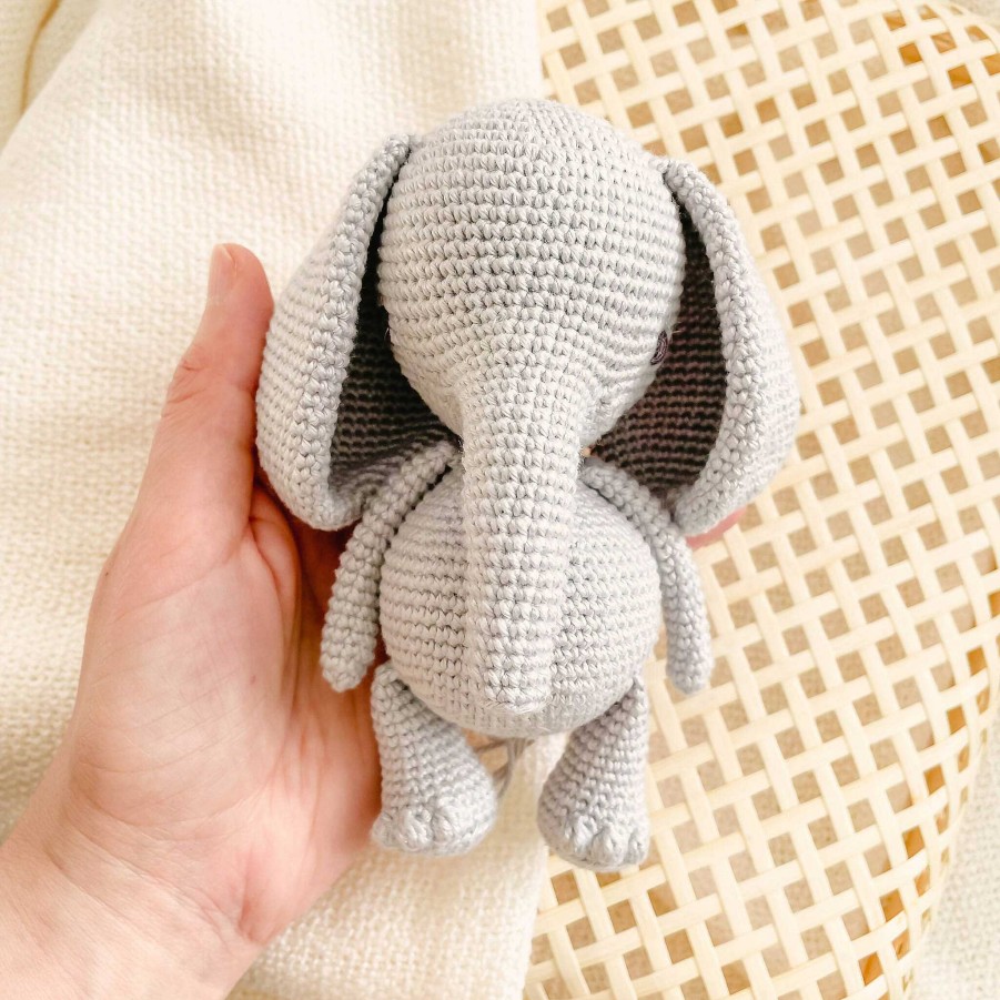 Gifts Miniwhale Studio | Crochet Elephant Toy / Ukca-Ce Certified