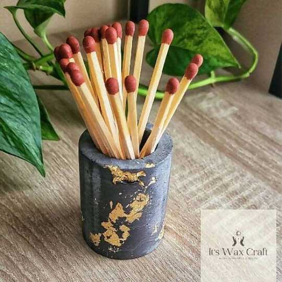 Gifts It’s Wax Craft | Jesmonite Match Pot