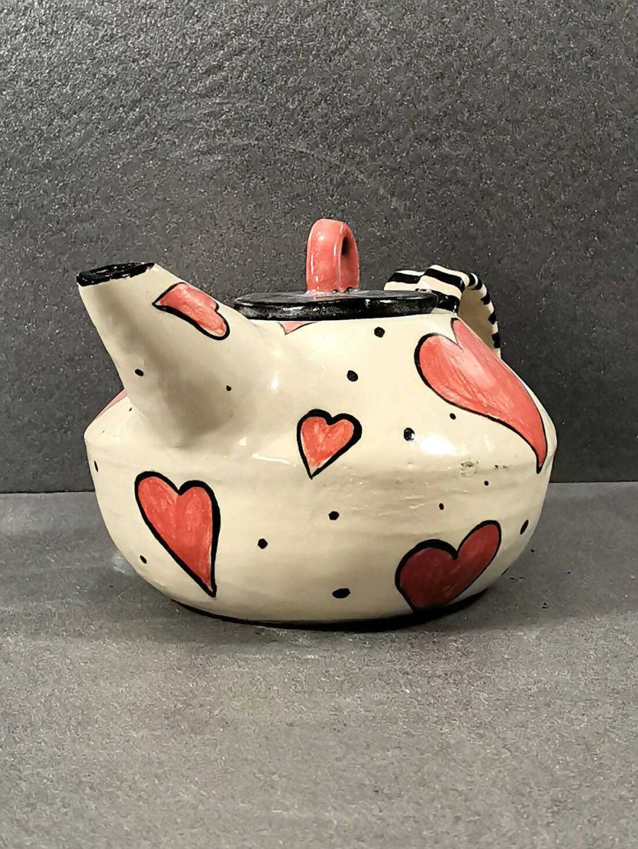 Ceramics & Pottery Kissed Frog Pottery | Tea Lover Teapot