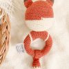 Gifts Miniwhale Studio | Crochet Fox Rattle / Ukca-Ce Certified