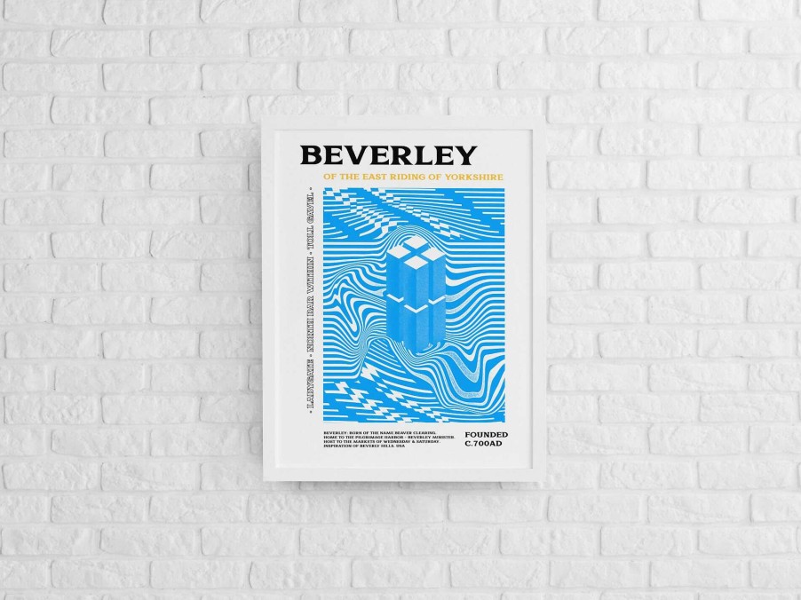 Gifts Originallyt Designs | Beverley Psychedelic Art Print A4 Print Only