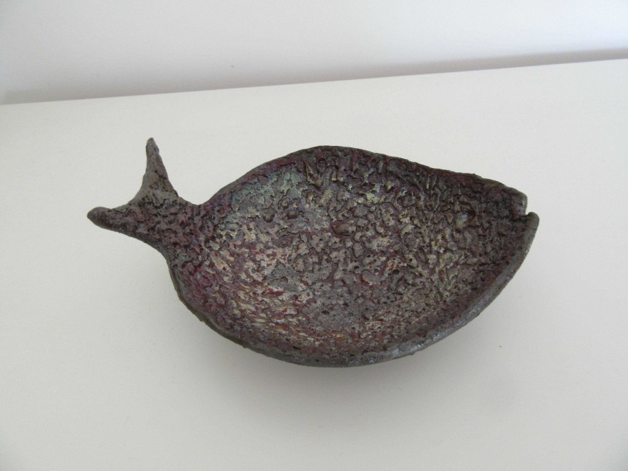 Ceramics & Pottery Down to Earth Ceramics | Raku Fish Bowl