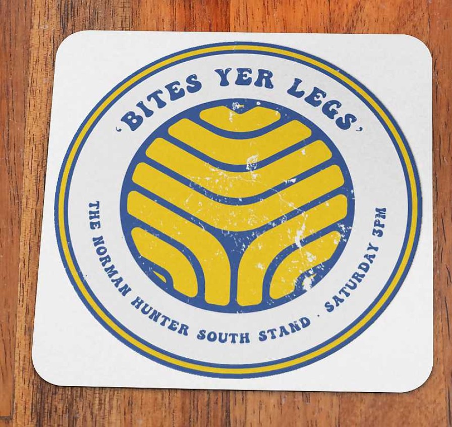 Gifts Originallyt Designs | Leeds Utd - Boomerang Design - Coaster