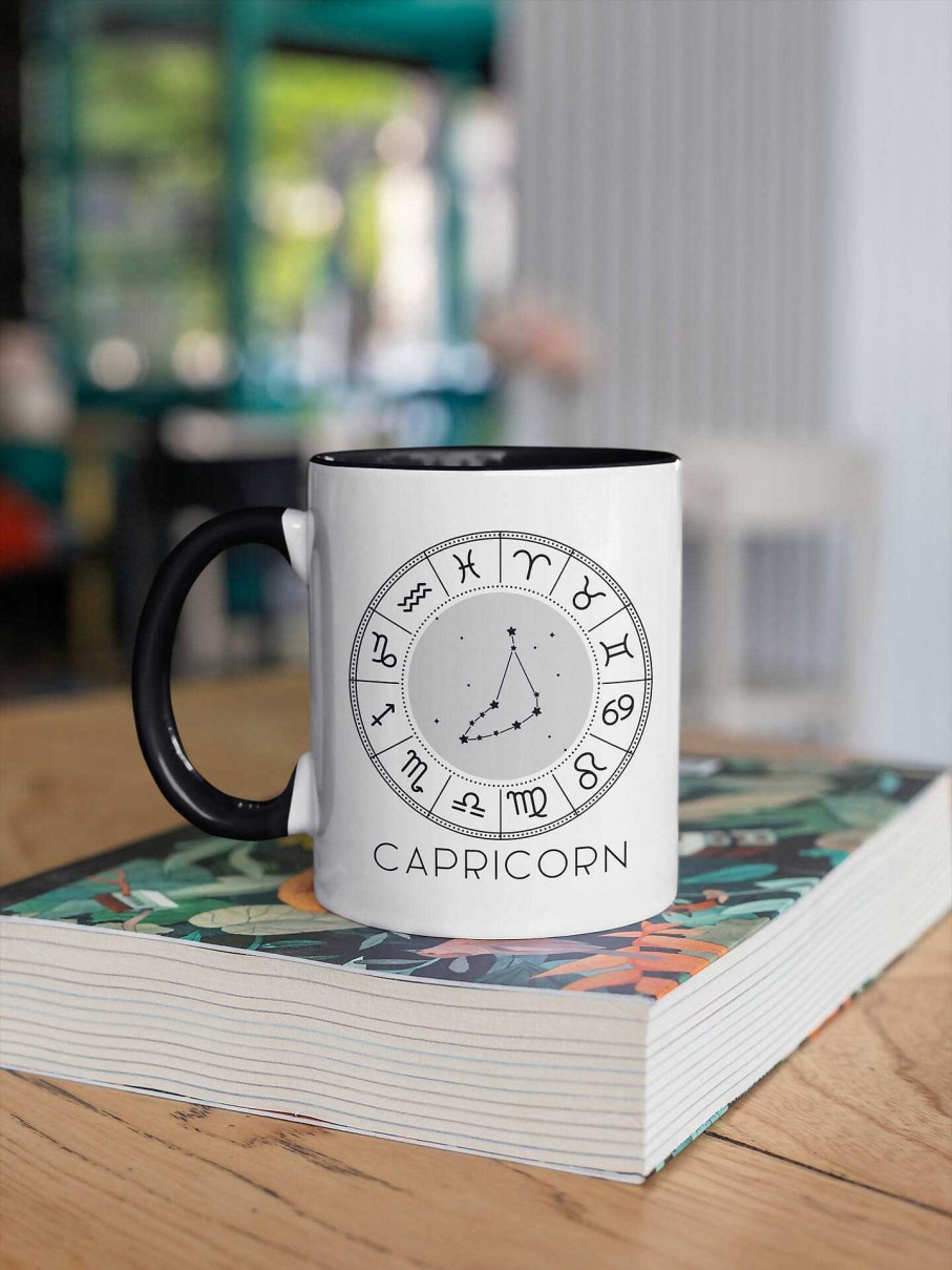 Gifts Originallyt Designs | Capricorn Constellation Design Art 11Oz Mug