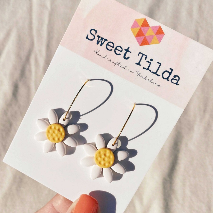 Gifts Sweet Tilda Designs | Daisy Hoops