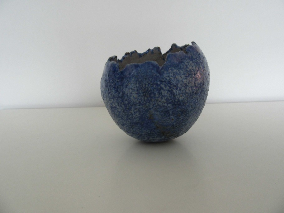 Ceramics & Pottery Down to Earth Ceramics | Blue Rocking Rockpool Pot